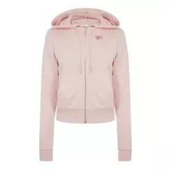 Reebok 리복 후드 프렌치 테리 풀지퍼 재킷 - 연핑크 7631463