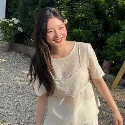 [온앤온] 뷔스티에 체크 블라우스 NEW5MB530