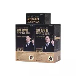 안국건강 건강식품관 마시는 실크 알부민 프리미엄 골드 30포 3박스 3개월분 942478 , 1개입