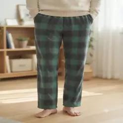 면100 기모 체크 남성 파자마 (하의) EZ6167P(NC해운대)
