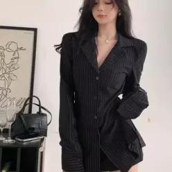 [라일리여성의류] Rly 지안 오피스 셔츠 미니원피스 원피스 시크 와이