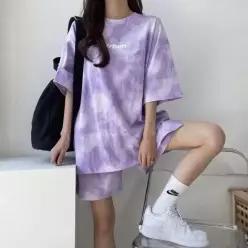 [룽스_6928]여성 트레이닝상의 홈웨어 트레이닝복