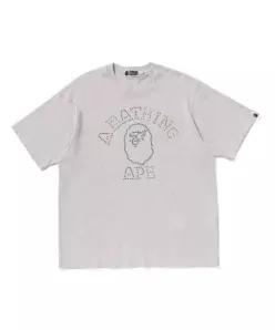 베이프 반팔 티셔츠 001CSL801313MGRA GRAY DOM