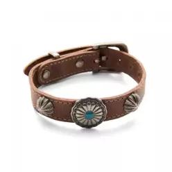 OGARP Concho Wrist Belt Brown 25SMAC060BR 3399562