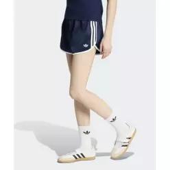 매장정품 ADIDAS KS9852 새틴 3S 스프린터 숏 팬츠 나이트인디고:화이트 반바지