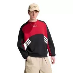 매장정품  ADIDAS KR9708 뮌헨 93 크루 넥 스웨트셔츠 블랙:팀빅토릭레드 상의 70