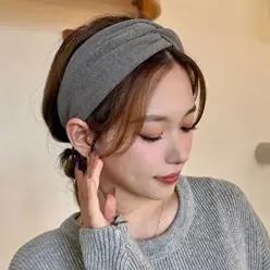 헤어 악세 고탄력 원단 꼬임 포인트 여성 헤어 반다나 데일리백팩-WFR227K