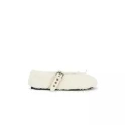 포워드직영몰 Miu Miu Montone Winter Ballerine Flat MIUF-WZ293 Flats