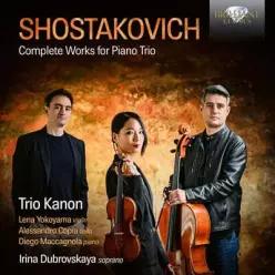 [CD] Trio Kanon 쇼스타코비치: 피아노 트리오 전곡 (Shostakovich: Complete Works for Piano Trio) (이달의 클래식 CD )