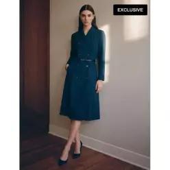 레노마레이디 더레노마 클래식 더블 벨티드 원피스-O7H3RWOP0101422868