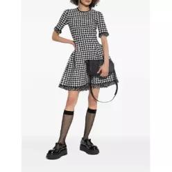 Alexander McQueen 하운즈투스 드레스 829320Q1BDB TP437661571