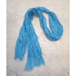 매장정품 CENTAUR.KR SILK COTTON WRINKLE SCARF_WATER