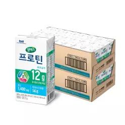 매일유업 프로틴 음료 로우슈거 190ml 2박스 (190ml*24팩*2박스)