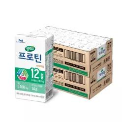 매일유업 프로틴 음료 오리지널 190ml 2박스 (190ml*24팩*2박스)