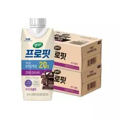 매일유업 프로핏 완전단백질 모카 초콜릿 2박스 (250ml*18팩*2박스)