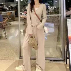 [라일리여성의류] Rly 헨리넥 후드 밴딩 트레이닝 상하의 세트 2색