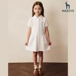 백화점 헤지스 레이디스 26 오프헤지스키즈 여아용 피케 반팔 원피스