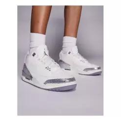 조던 여성 스니커즈 운동화 나이키 Air 3 레트로 화이트 그레이 352969 단화 캐