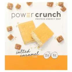 BNRG, Power Crunch , Protein Energy Bar, Salted Caramel, 12 Bars, 1.4 oz (40 g) Each