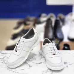허시파피남성 4CM 화이트 초경량 컴포트 캐주얼 보트화 3MQ562W2764632