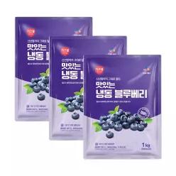 이츠웰 냉동블루베리1kg x 3개