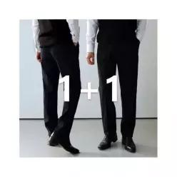 맨즈북 2장세트 가을 히든밴딩 50대 남자 바지 기지 원턱 정장팬츠 출근옷