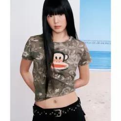 SUNBURNPROJECT SUNBURN X PAUL FRANK T-SHIRT, CAMO 2402173
