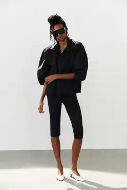 ZARA 폴리아미드 홀터 점프수트 - 블랙 1131/823/800