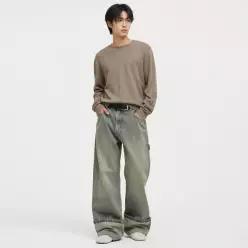 ENTIRE STUDIOS (U) 커프 진 서피스 웨이브 CUFF JEAN SURFACE WAVE 271556