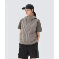 어패럴 SNOW PEAK APPAREL 루트 여성 후드 베스트 (S26MWRVE65) Vintage Gray 6056738 S26MWRV