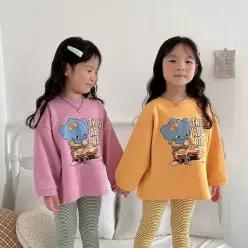모란 코끼리맨투맨 26 가을 유아동 키즈 어린이 티셔츠