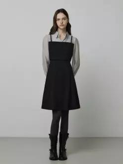 IT MICHAA 잇미샤 텍스처 블록 뷔스티에 원피스 ITQ1WOP400