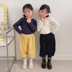 모란 도트콩콩고쟁이 26 가을 유아동 키즈 어린이 바지