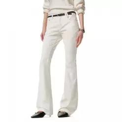 데케트우먼 시그니처 Slim Low Rise Flared Corduroy Pants DCWPT041IVORY