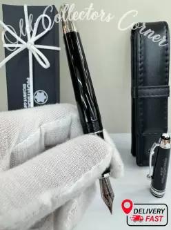미국 MB 마이스터스툭 만년필 163 그린 MONTBLANC 가죽 케이스 빠른 198486408365