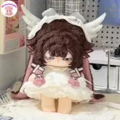 Columbina Hyposelenia Moon Maiden Damselette 코튼 인형 드레스 업 의류 바디 플러시 생일 선물 20cm