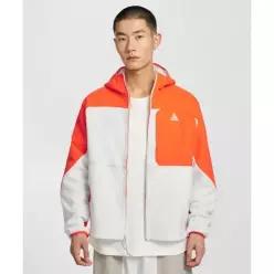 나이키 NIKE ACG 울프 트리 플러스 풀집 후드 미드 레이어 M - 세이프티 오렌지:포톤 더스트:비비드 퍼플: