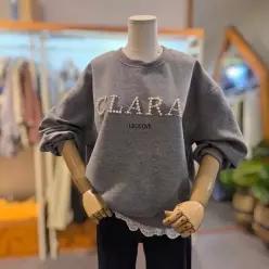 [대구백화점] [레코브]진주 레이스 라운드 티셔츠(LC41FYLT036X)