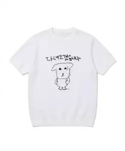 스파오 가나디 반팔 티셔츠(PRINT)_SPRLG25U09