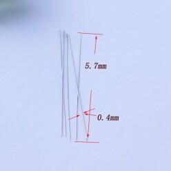 0.4mm 초극세 바늘 Diy 수동 기장 구슬 문자열 미니 버튼 용 손 바느질
