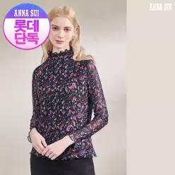 [안나수이] [롯데단독] 멀티 메쉬 티블라우스
