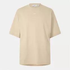 Off White 오프 화이트 화살표 스케이트 레터링 정핏 티셔츠 - 브라운/화이트 7641819