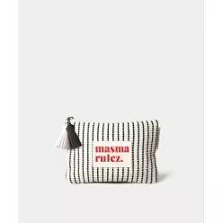 매장정품  MASMARULEZ 5002828396 Basic pouch Waffle stipe 블랙 미니백 클러치 3147569