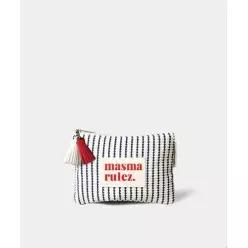 매장정품  MASMARULEZ 5002828395 Basic pouch Waffle stipe 네이비 미니백 클러치 3147566