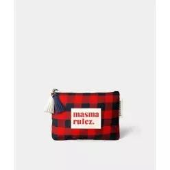 매장정품  MASMARULEZ 5000632072 basic pouch check red 미니백 클러치 2316962