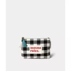 매장정품  MASMARULEZ basic pouch check black 미니백 클러치 2317003