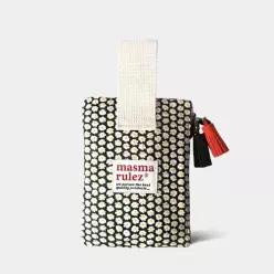 매장정품  MASMARULEZ 5000589318 Strap pouch 빅데이지 Black 미니백 클러치 2393022