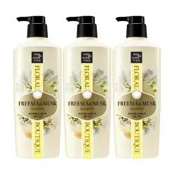 미쟝센 플로럴 부띠끄 퍼퓸 샴푸 프리지아앤머스크 650ml, 3개