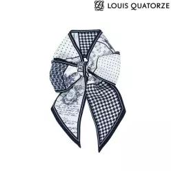 루이까또즈 LOUIS QUATORZE (2ESB959NA) 마리주이방도 실크 스카프 네이비 2ESB959NA 215839