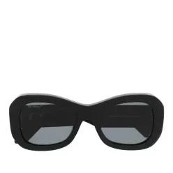 파블로 로고 렉탱귤러 선글라스 OERI040F22PLA0011007 BLACK